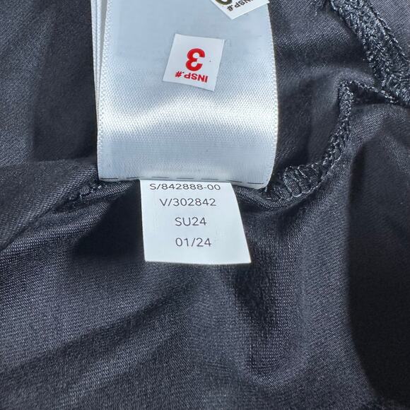 Athleta Women's Essential Tee Dress Black Size Medium New With Tags Condition - Picture 9 of 12